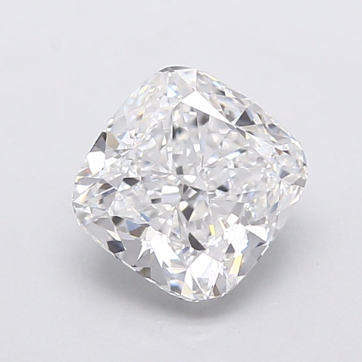 2.02 Carat Cushion Shaped, Very Good Cut, D Color, VVS2 Clarity, IGI Certified Lab Grown Diamond