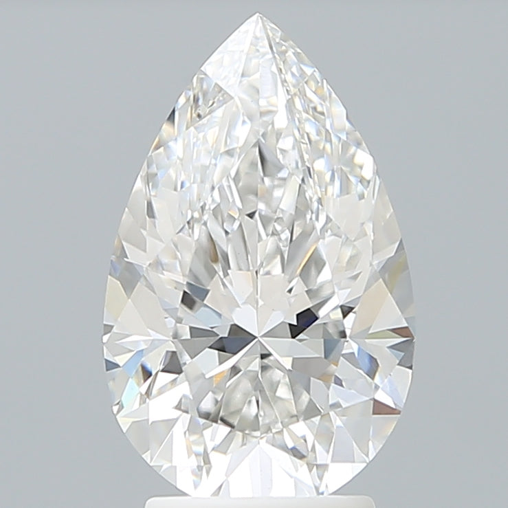 3.31 Carat Pear Shaped, Very Good Cut, E Color, VS1 Clarity, IGI Certified Lab Grown Diamond