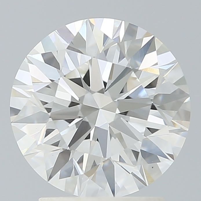 2.43 Carat Round Shaped, Ideal Cut, G Color, VS1 Clarity, IGI Certified Lab Grown Diamond