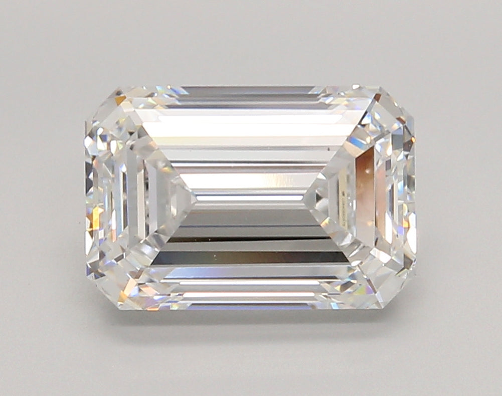 4.05 Carat Emerald Shaped, Ideal Cut, D Color, VS1 Clarity, IGI Certified Lab Grown Diamond