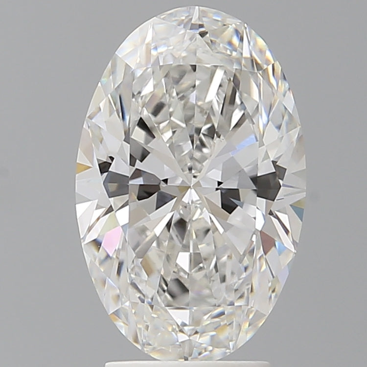 3.56 Carat Oval Shaped, Ideal Cut, F Color, VVS2 Clarity, IGI Certified Lab Grown Diamond