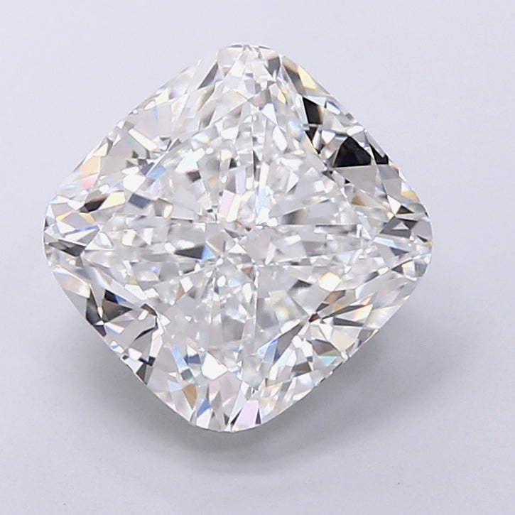 6.05 Carat Cushion Shaped, Very Good Cut, E Color, VVS2 Clarity, IGI Certified Lab Grown Diamond