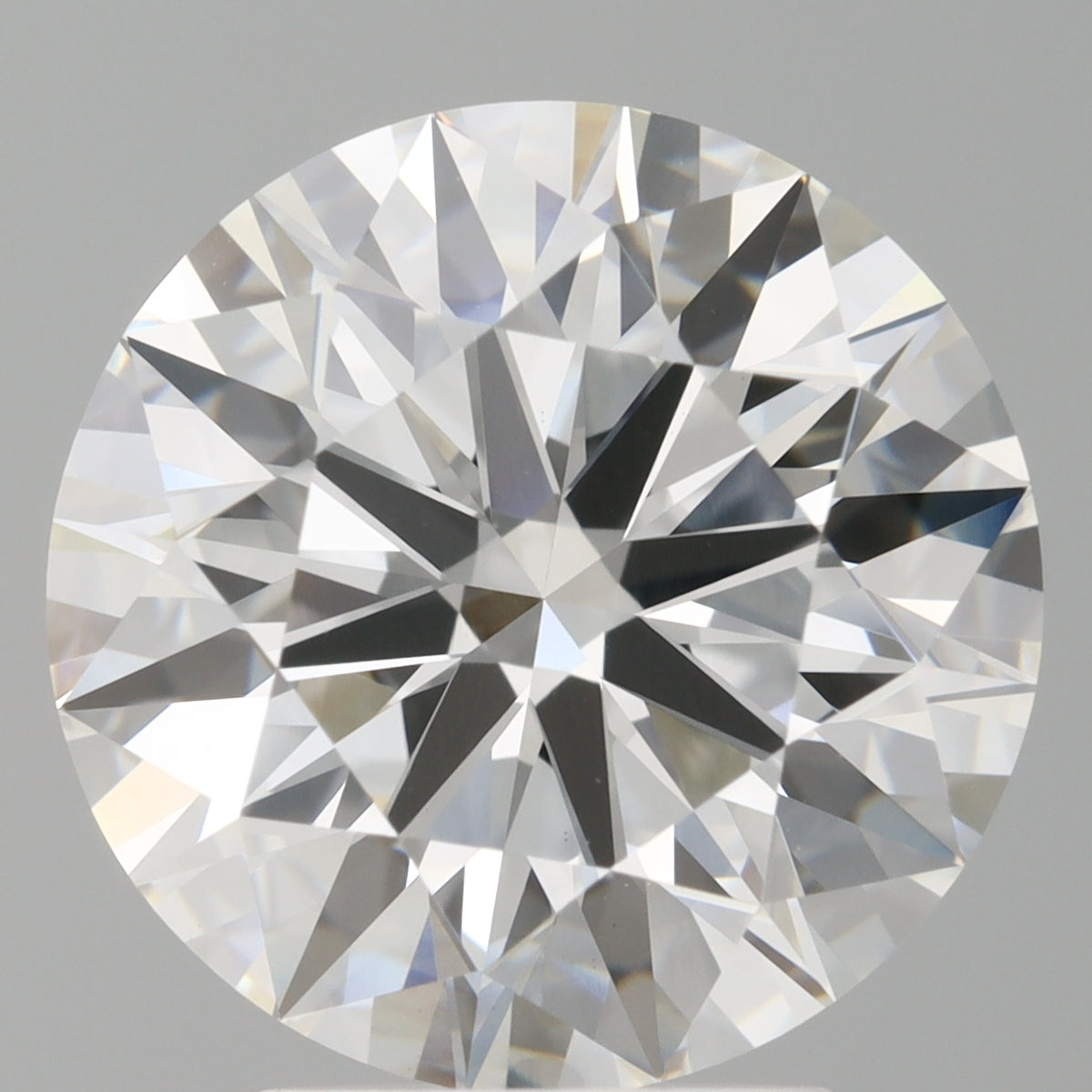 4.04 Carat Round Shaped, Ideal Cut, E Color, VVS2 Clarity, IGI Certified Lab Grown Diamond