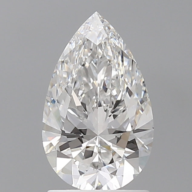1.59 Carat Pear Shaped, Ideal Cut, E Color, VVS2 Clarity, IGI Certified Lab Grown Diamond