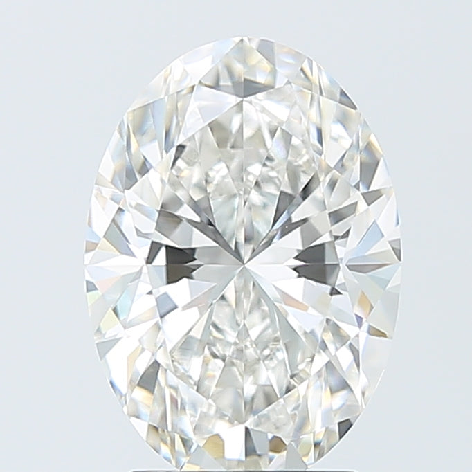 3.10 Carat Oval Shaped, Excellent Cut, F Color, VVS2 Clarity, IGI Certified Lab Grown Diamond