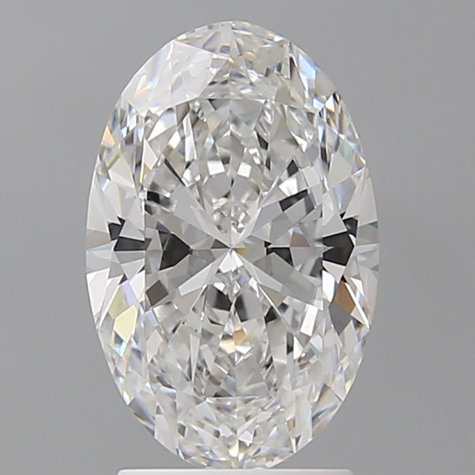 2.52 Carat Oval Shaped, Ideal Cut, E Color, VVS2 Clarity, IGI Certified Lab Grown Diamond