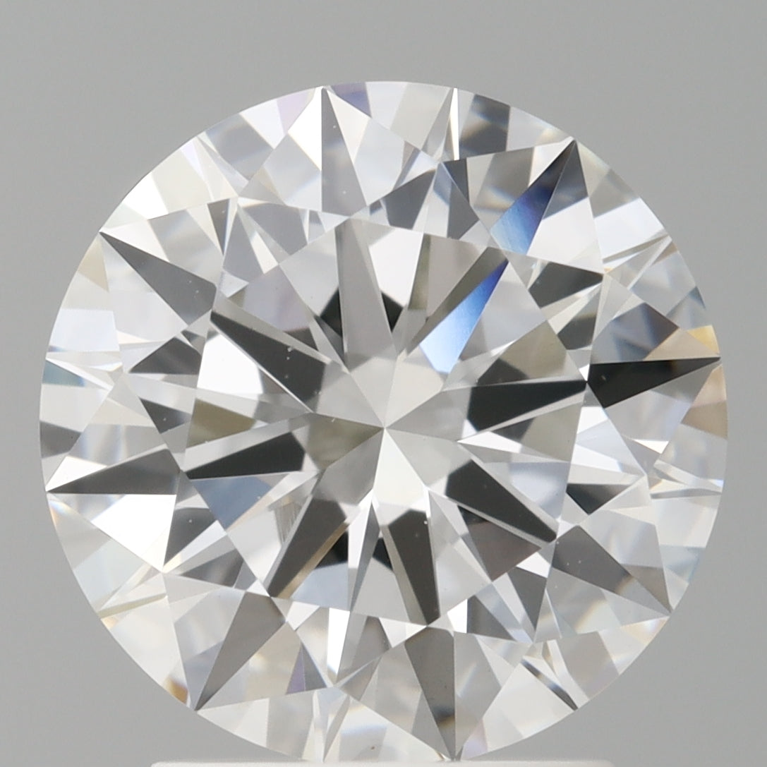 2.53 Carat Round Shaped, Ideal Cut, E Color, VVS2 Clarity, IGI Certified Lab Grown Diamond