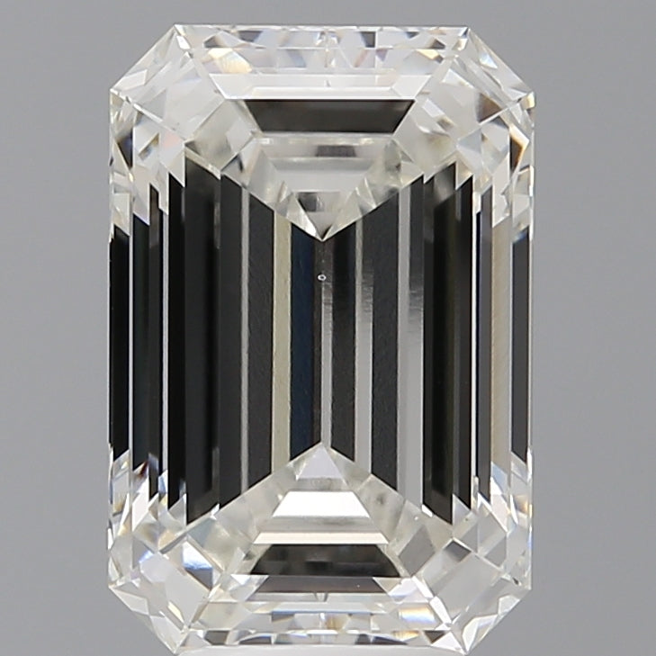 5.59 Carat Emerald Shaped, Ideal Cut, F Color, VS1 Clarity, IGI Certified Lab Grown Diamond