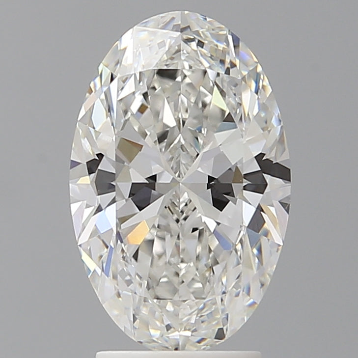 3.07 Carat Oval Shaped, Ideal Cut, F Color, VVS2 Clarity, IGI Certified Lab Grown Diamond