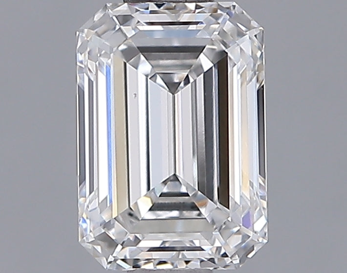 1.01 Carat Emerald Shaped, Ideal Cut, E Color, IF Clarity, IGI Certified Lab Grown Diamond