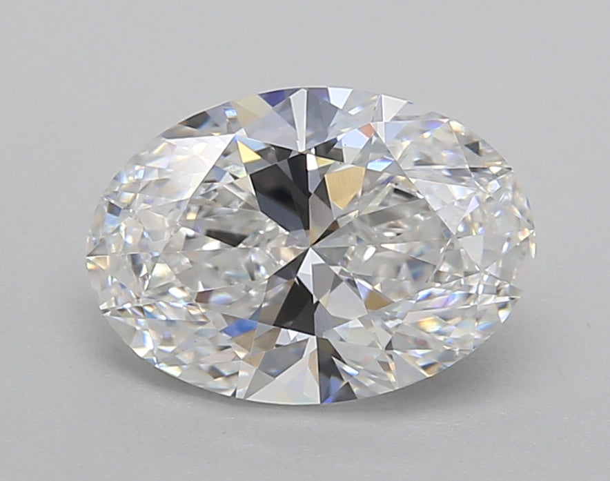 2.02 Carat Oval Shaped, Very Good Cut, D Color, VS1 Clarity, IGI Certified Lab Grown Diamond