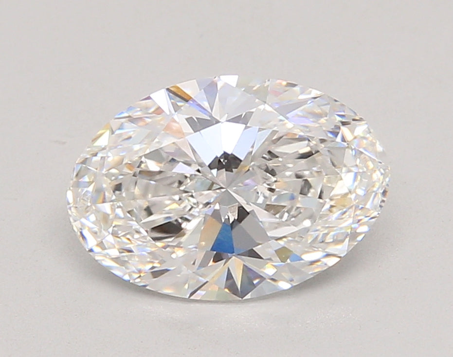 2.55 Carat Oval Shaped, Ideal Cut, D Color, VVS1 Clarity, IGI Certified Lab Grown Diamond