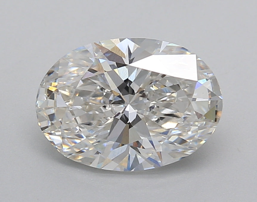 2.02 Carat Oval Shaped, Ideal Cut, G Color, VVS2 Clarity, IGI Certified Lab Grown Diamond