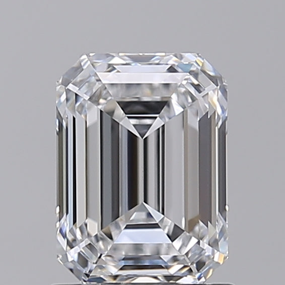 1.53 Carat Emerald Shaped, Ideal Cut, D Color, VVS1 Clarity, IGI Certified Lab Grown Diamond