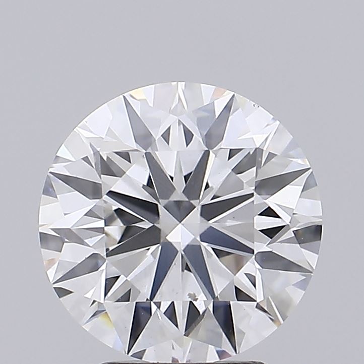 2.10 Carat Round Shaped, Ideal Cut, E Color, VVS2 Clarity, IGI Certified Lab Grown Diamond