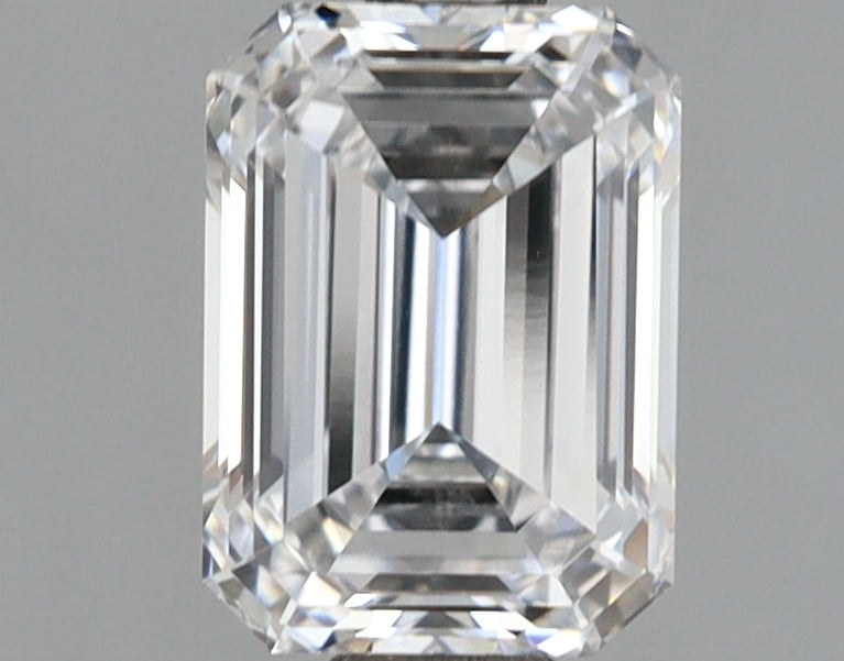 1.52 Carat Emerald Shaped, Ideal Cut, D Color, VVS1 Clarity, IGI Certified Lab Grown Diamond