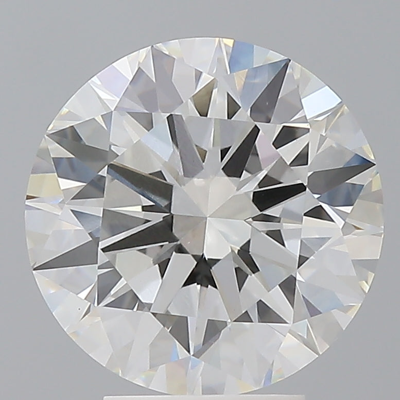 4.54 Carat Round Shaped, Excellent Cut, F Color, VS1 Clarity, IGI Certified Lab Grown Diamond