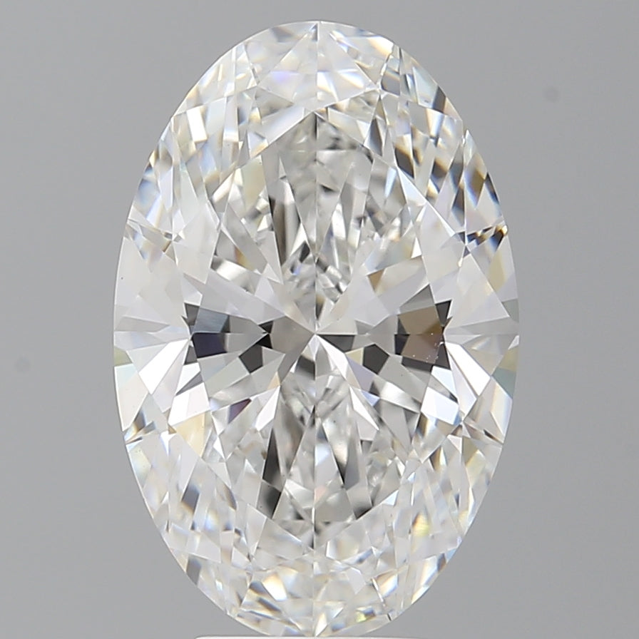 6.01 Carat Oval Shaped, Ideal Cut, E Color, VVS2 Clarity, IGI Certified Lab Grown Diamond