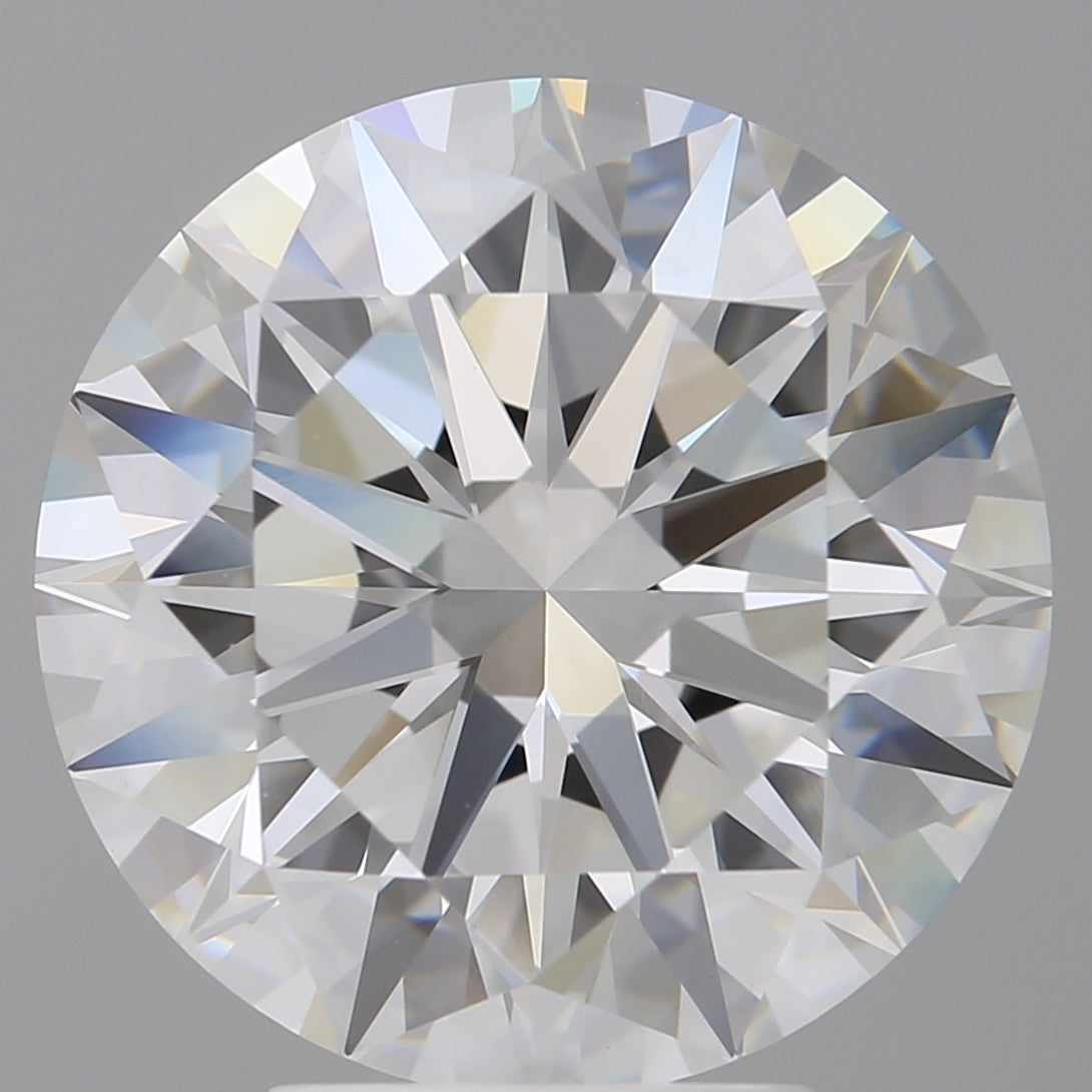 5.01 Carat Round Shaped, Excellent Cut, E Color, VVS2 Clarity, IGI Certified Lab Grown Diamond