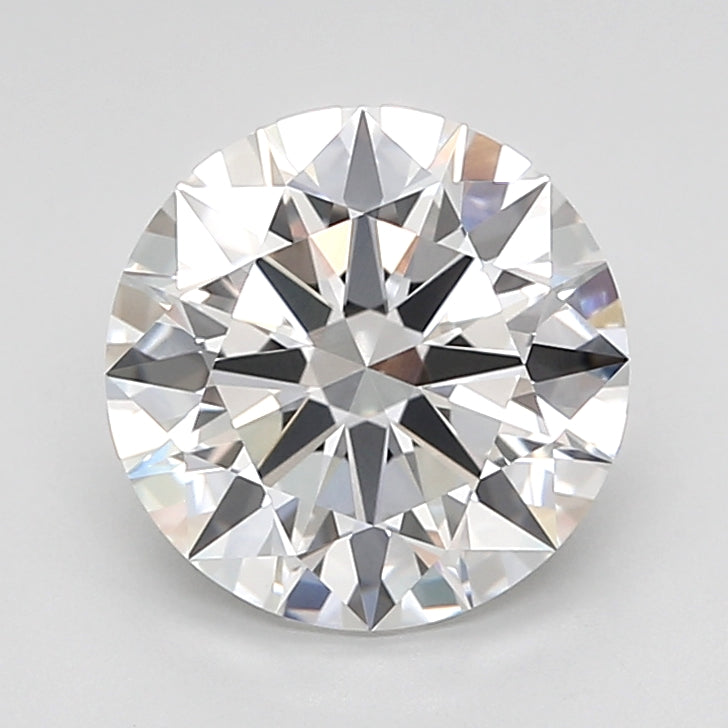 3.03 Carat Round Shaped, Ideal Cut, E Color, VVS2 Clarity, IGI Certified Lab Grown Diamond