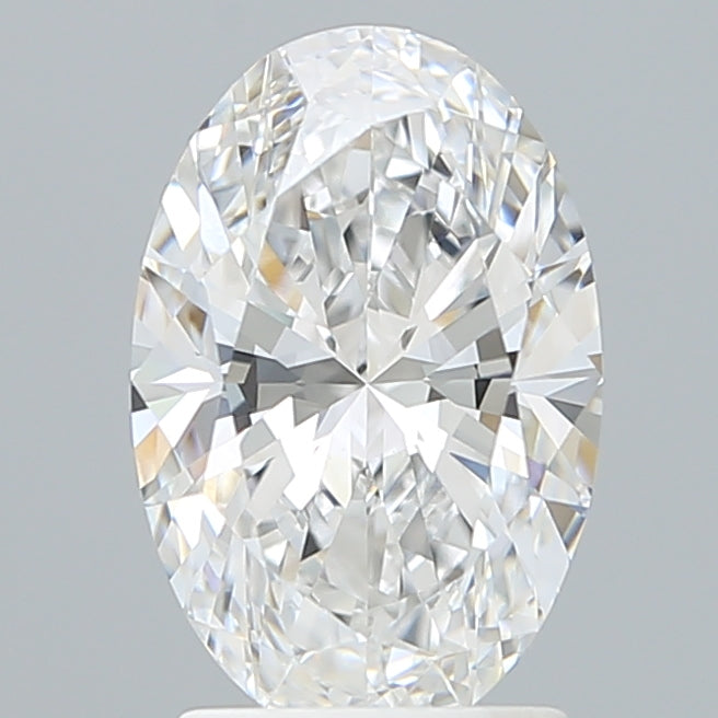 2.10 Carat Oval Shaped, Ideal Cut, E Color, VVS1 Clarity, IGI Certified Lab Grown Diamond
