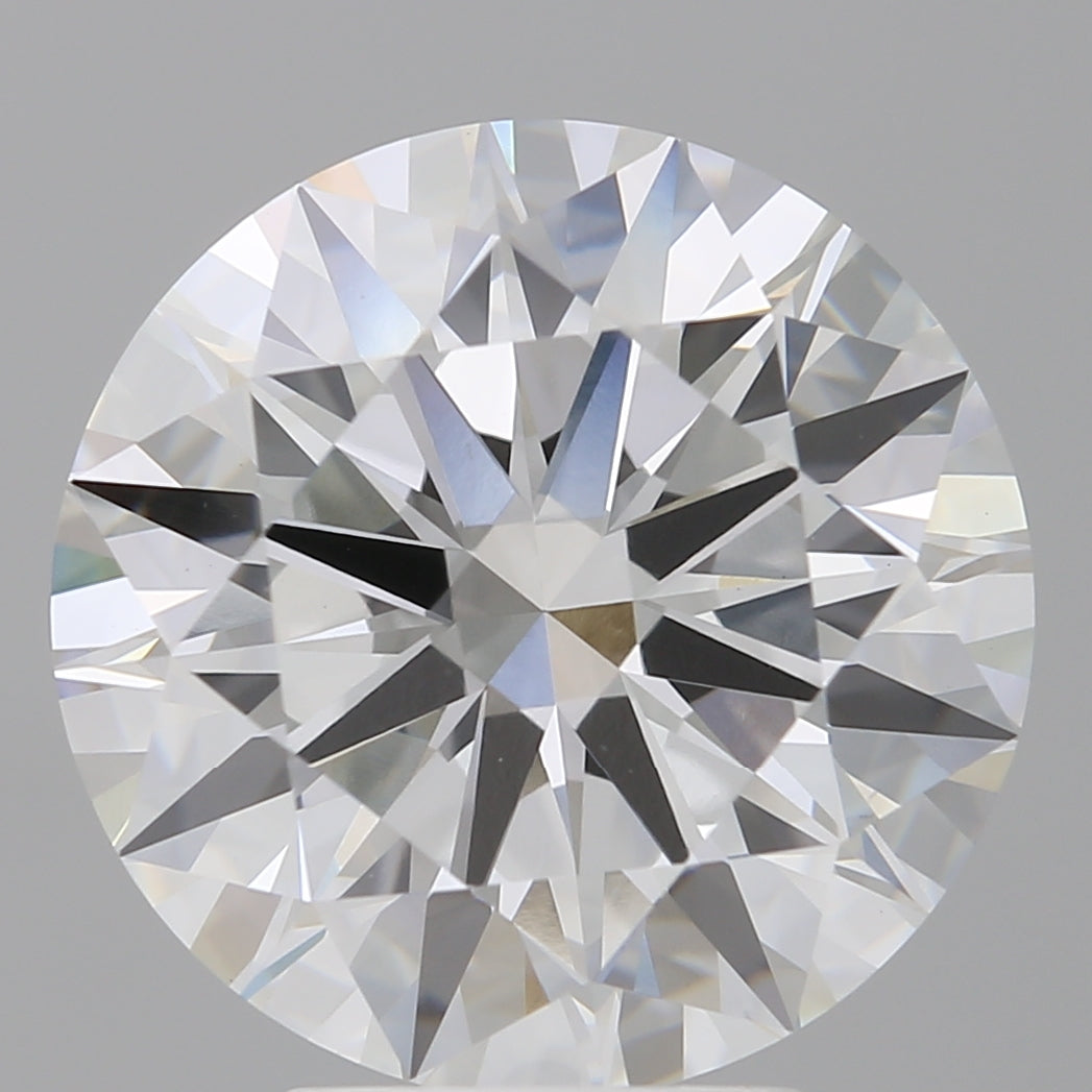 5.09 Carat Round Shaped, Ideal Cut, E Color, VVS2 Clarity, IGI Certified Lab Grown Diamond