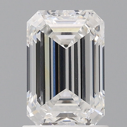 1.52 Carat Emerald Shaped, Ideal Cut, E Color, VS1 Clarity, IGI Certified Lab Grown Diamond