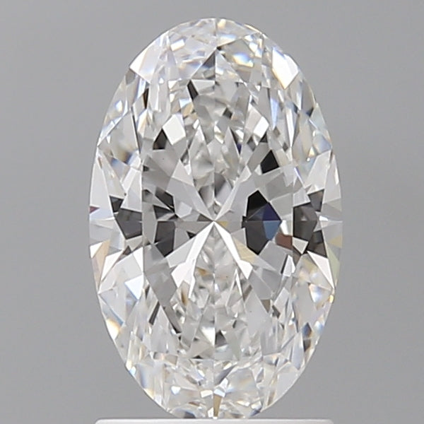 1.58 Carat Oval Shaped, Ideal Cut, E Color, VVS2 Clarity, IGI Certified Lab Grown Diamond