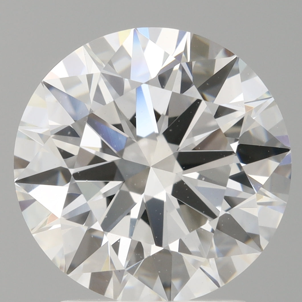 2.56 Carat Round Shaped, Ideal Cut, E Color, VVS2 Clarity, IGI Certified Lab Grown Diamond