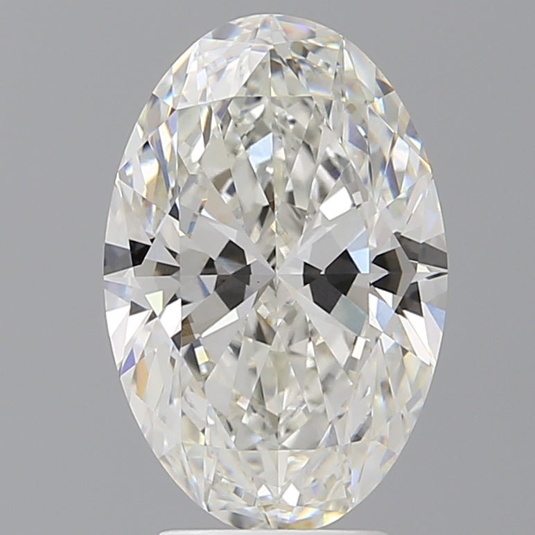 4.06 Carat Oval Shaped, Excellent Cut, F Color, VVS2 Clarity, IGI Certified Lab Grown Diamond