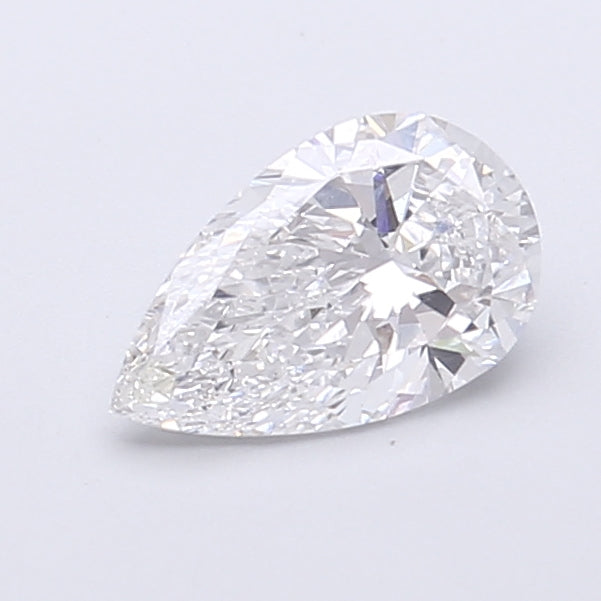 0.75 Carat Pear Shaped, Very Good Cut, D Color, VS1 Clarity, IGI Certified Lab Grown Diamond
