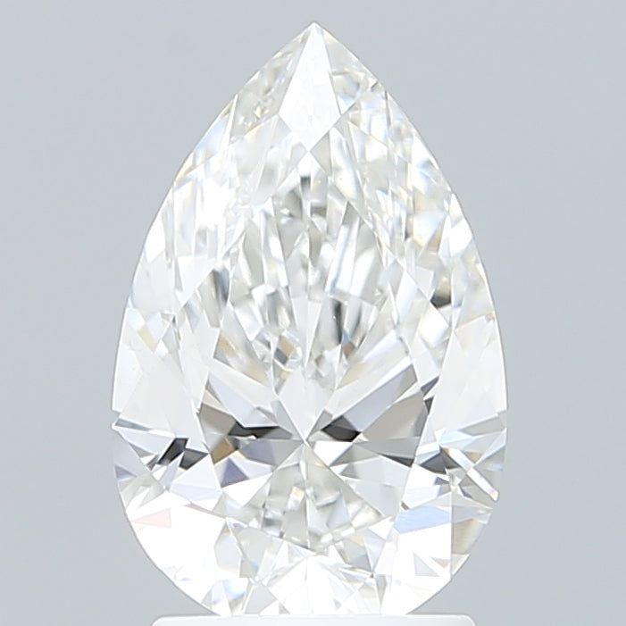 2.20 Carat Pear Shaped, Ideal Cut, E Color, VVS2 Clarity, IGI Certified Lab Grown Diamond