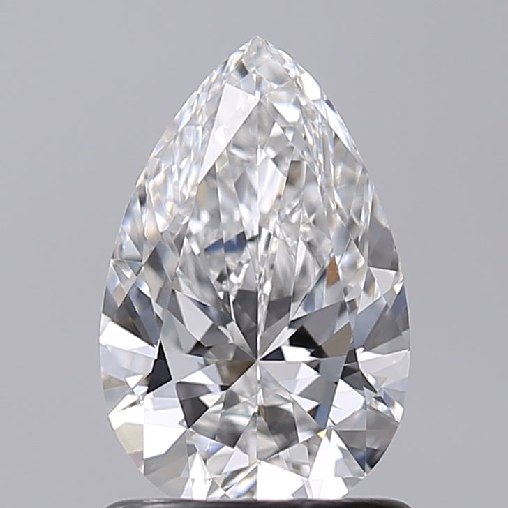 1.01 Carat Pear Shaped, Excellent Cut, E Color, VVS1 Clarity, IGI Certified Lab Grown Diamond