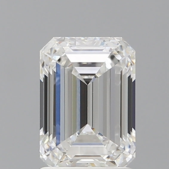 1.60 Carat Emerald Shaped, Ideal Cut, D Color, VVS2 Clarity, IGI Certified Lab Grown Diamond