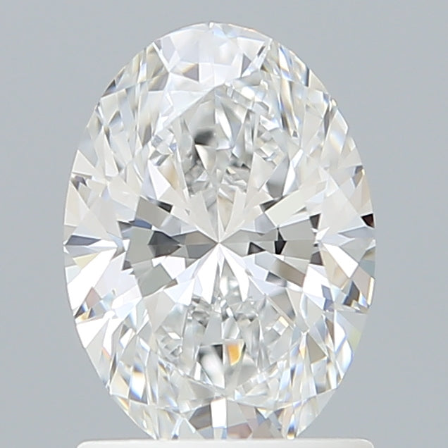 1.36 Carat Oval Shaped, Ideal Cut, D Color, VVS2 Clarity, IGI Certified Lab Grown Diamond