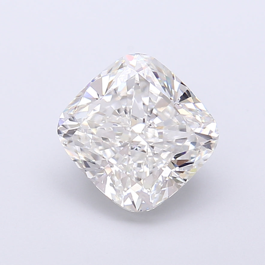 3.01 Carat Cushion Shaped, Very Good Cut, F Color, VVS2 Clarity, IGI Certified Lab Grown Diamond