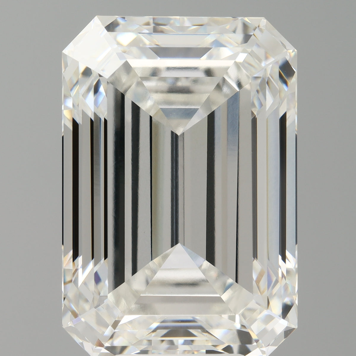 10.02 Carat Emerald Shaped, Ideal Cut, F Color, VVS2 Clarity, IGI Certified Lab Grown Diamond