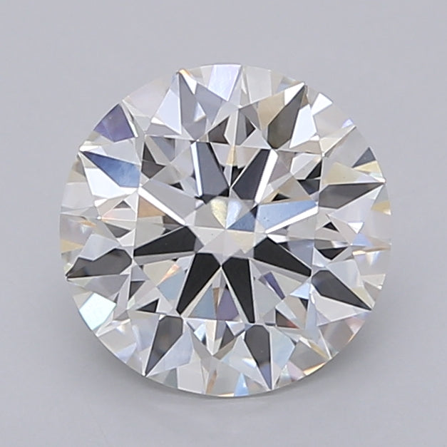 2.04 Carat Round Shaped, Ideal Cut, F Color, VVS2 Clarity, IGI Certified Lab Grown Diamond