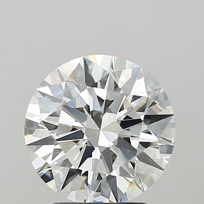 3.05 Carat Round Shaped, Ideal Cut, F Color, VVS2 Clarity, IGI Certified Lab Grown Diamond