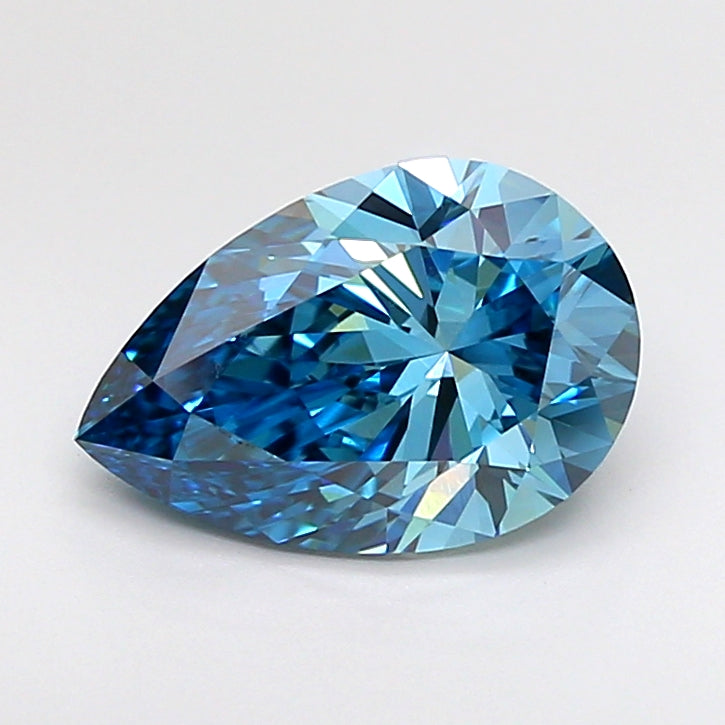 2.03 Carat Pear Shaped, Ideal Cut, VS1 Clarity, IGI Certified Lab Grown Diamond