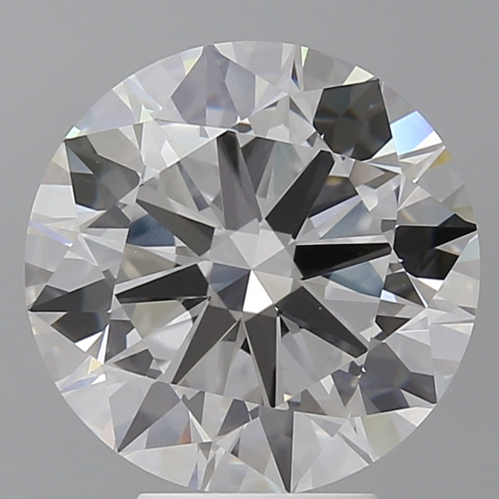 5.50 Carat Round Shaped, Excellent Cut, E Color, VVS2 Clarity, IGI Certified Lab Grown Diamond
