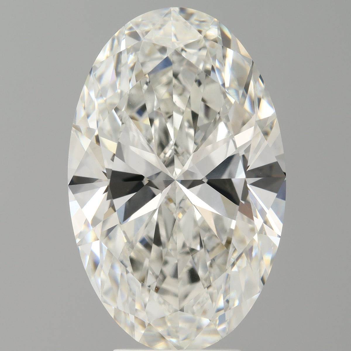 6.10 Carat Oval Shaped, Ideal Cut, F Color, VVS2 Clarity, IGI Certified Lab Grown Diamond