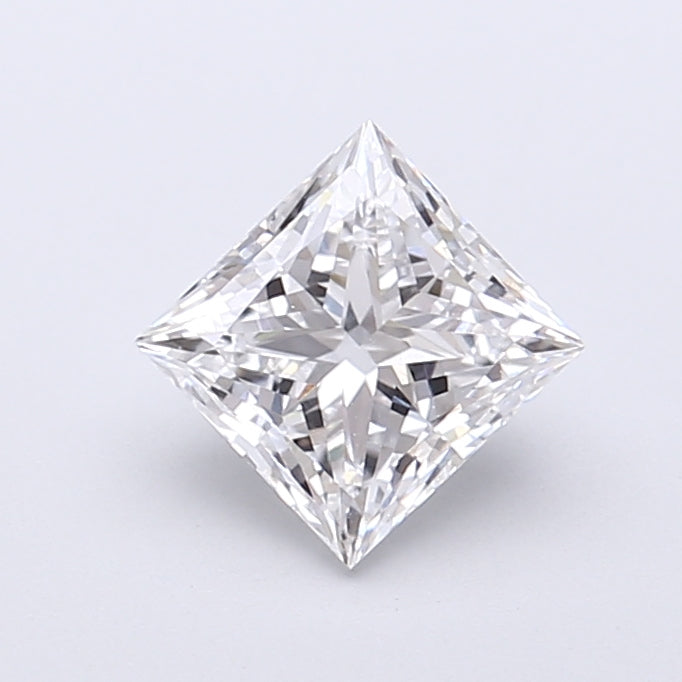 1.08 Carat Princess Shaped, Very Good Cut, D Color, VVS2 Clarity, IGI Certified Lab Grown Diamond