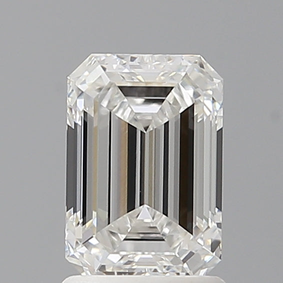 1.60 Carat Emerald Shaped, Ideal Cut, E Color, VVS1 Clarity, IGI Certified Lab Grown Diamond