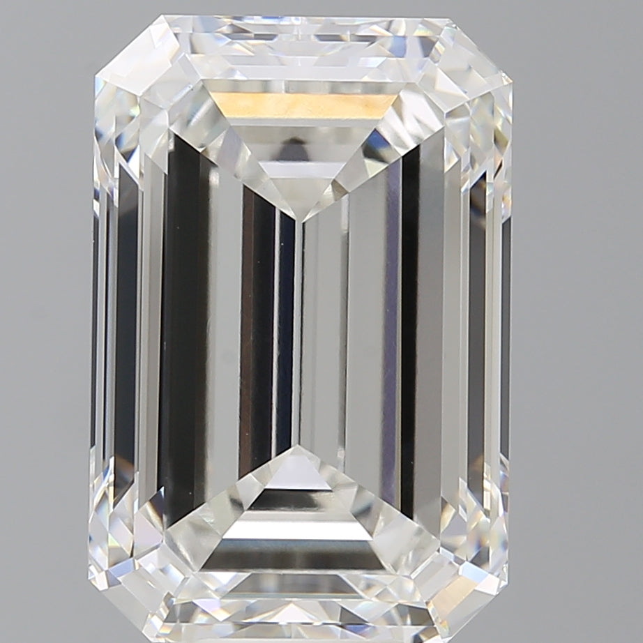 12.04 Carat Emerald Shaped, Ideal Cut, F Color, VVS2 Clarity, IGI Certified Lab Grown Diamond