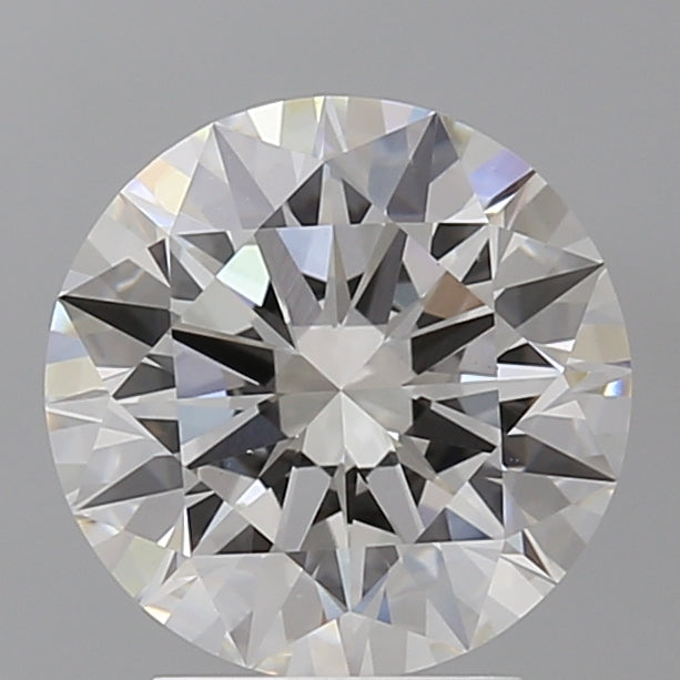 3.04 Carat Round Shaped, Ideal Cut, F Color, VVS2 Clarity, IGI Certified Lab Grown Diamond