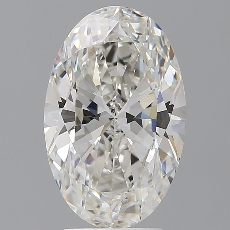 4.05 Carat Oval Shaped, Ideal Cut, F Color, VVS2 Clarity, IGI Certified Lab Grown Diamond