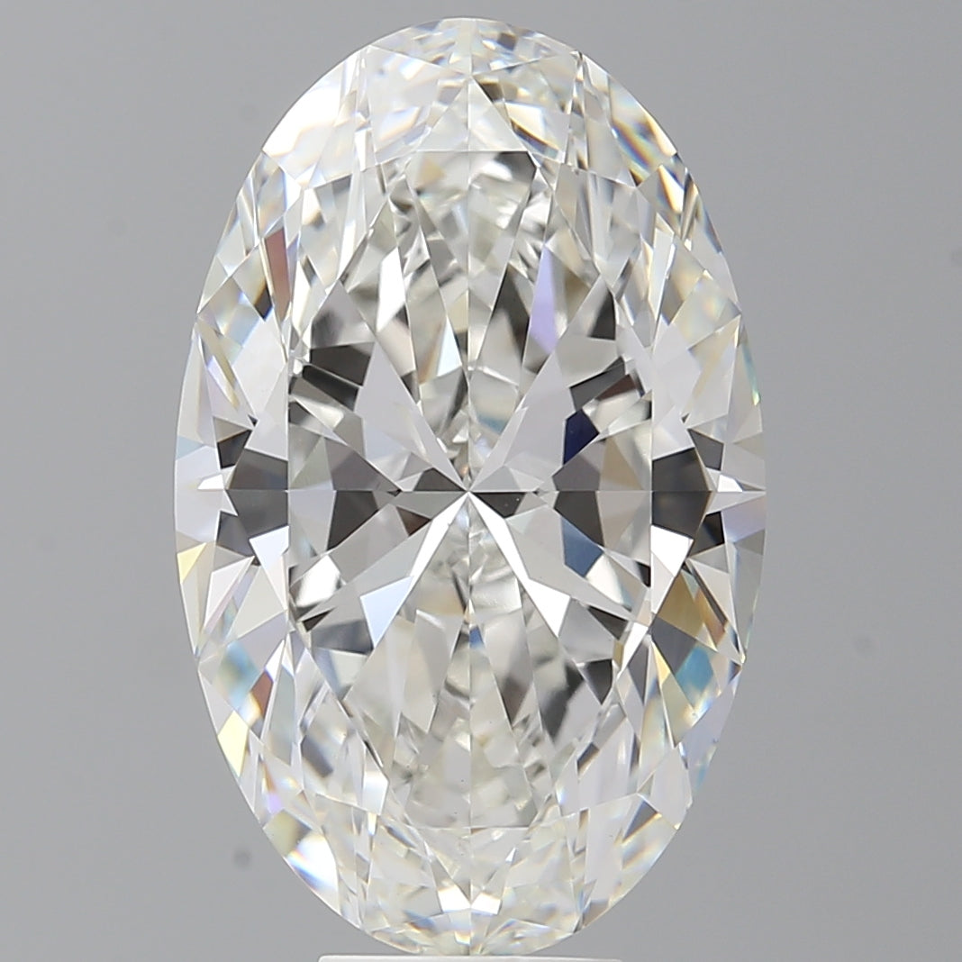 9.59 Carat Oval Shaped, Ideal Cut, F Color, VVS2 Clarity, IGI Certified Lab Grown Diamond