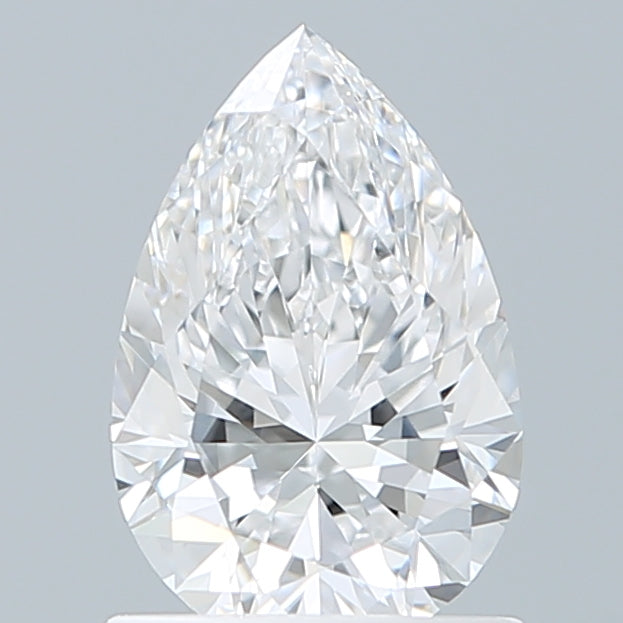 1.10 Carat Pear Shaped, Excellent Cut, D Color, VVS1 Clarity, IGI Certified Lab Grown Diamond