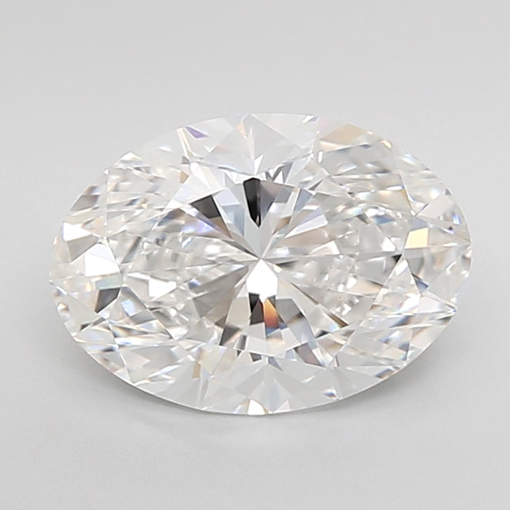 3.07 Carat Oval Shaped, Excellent Cut, E Color, VVS2 Clarity, IGI Certified Lab Grown Diamond